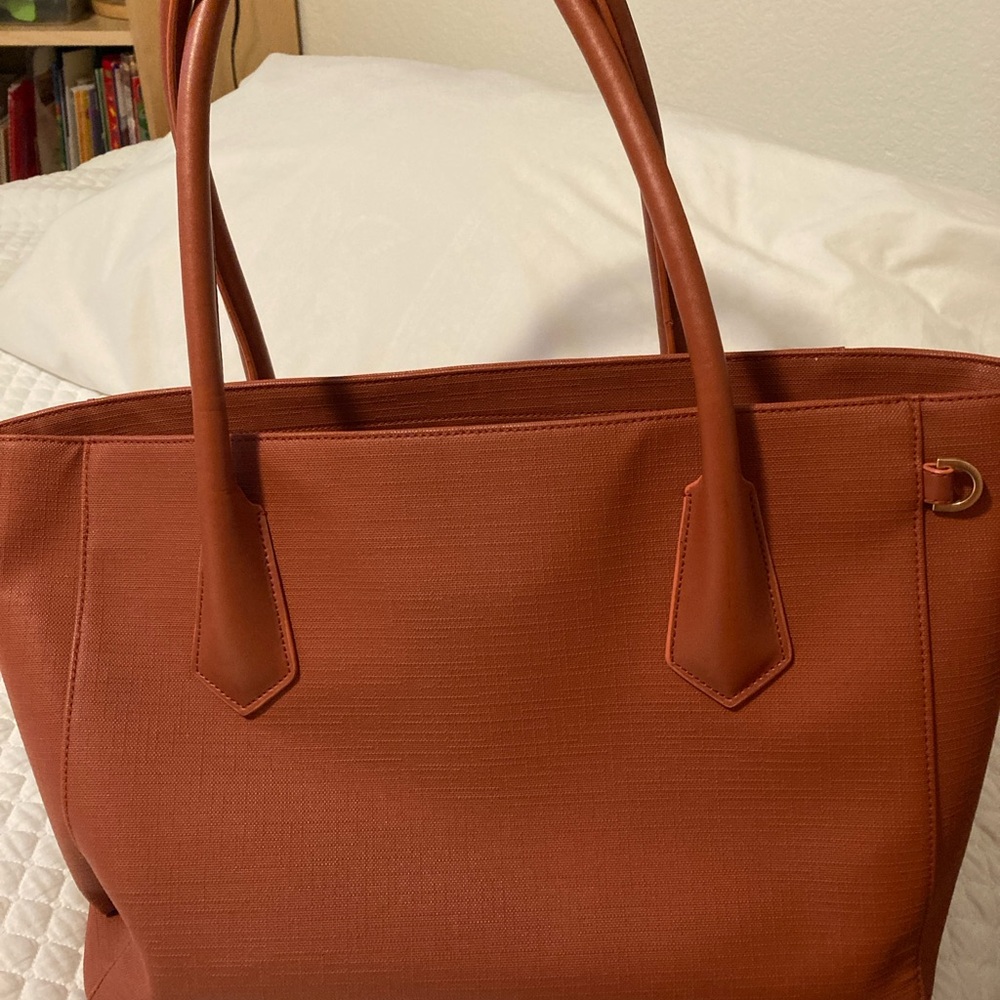 Dagne Dover Rich Tan Tote Bag